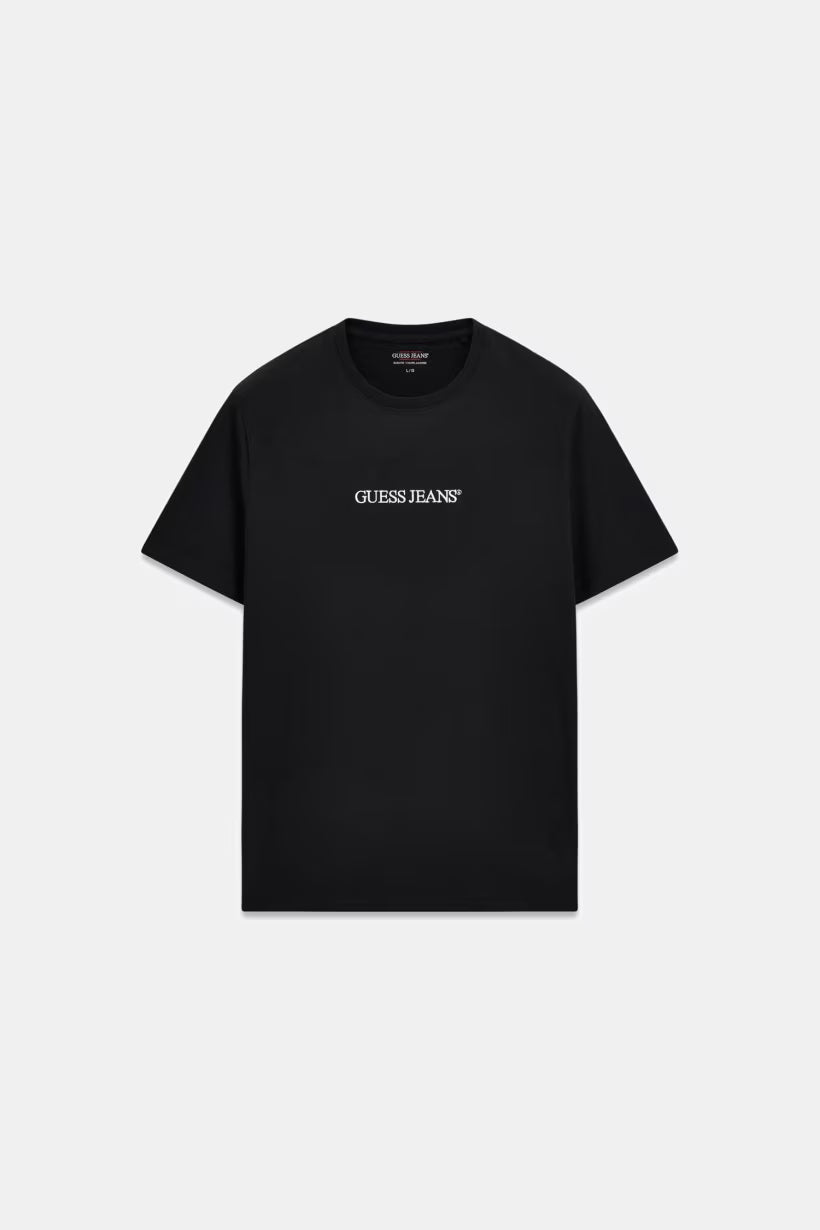 GUESS JEANS SLIM FIT EMBROIDERED LOGO T SHIRT