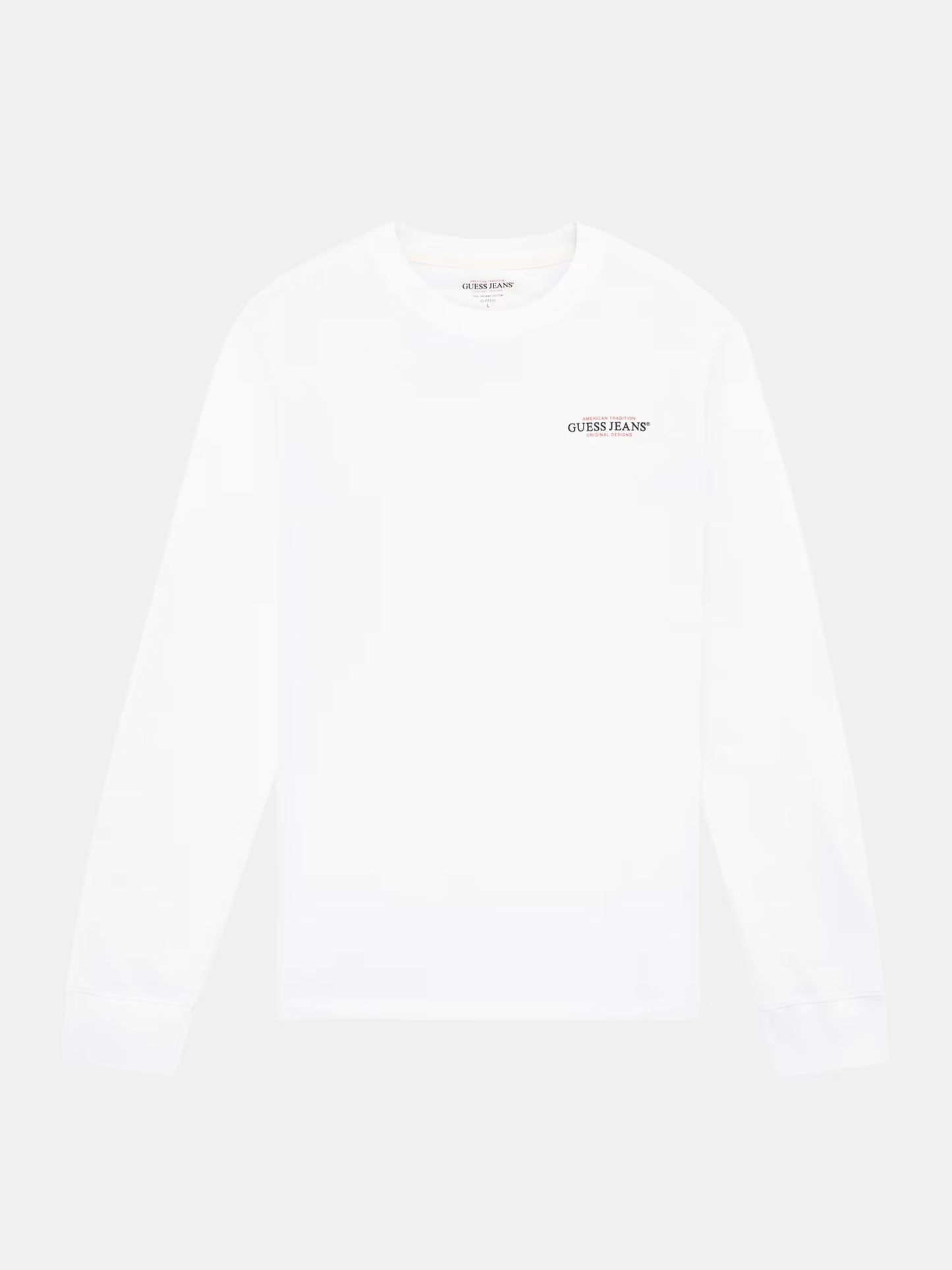 GUESS MAN SLIM AMERICAN TR LS T SHIRT