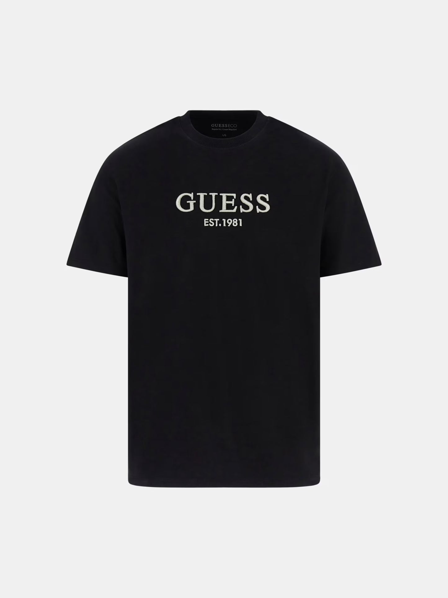 GUESS JEANS EMBROIDERY LOGO T SHIRT