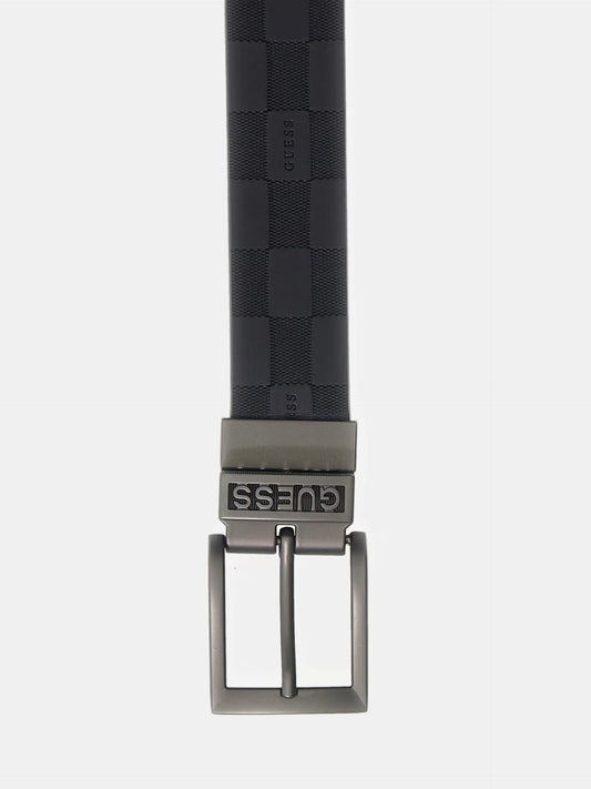 GUESS LEATHER REVERSIBLE LOGO BELT