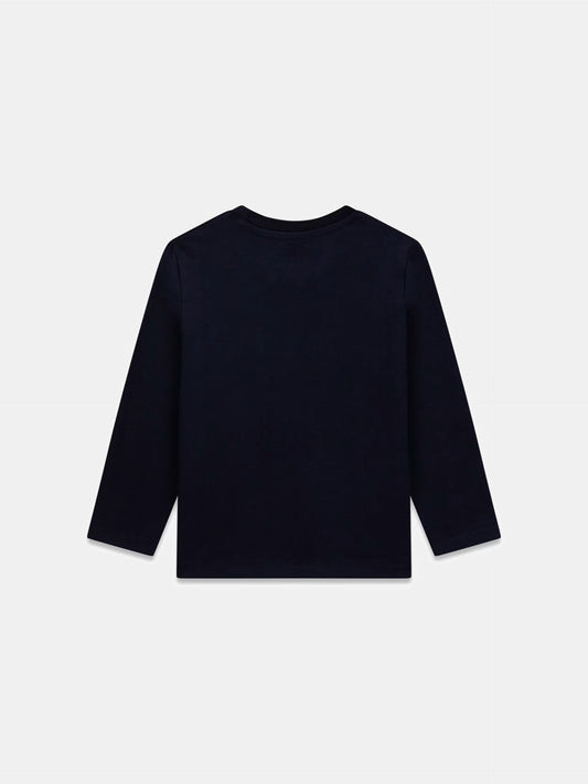 GUESS EMBROIDERED BEAR LOGO T SHIRT