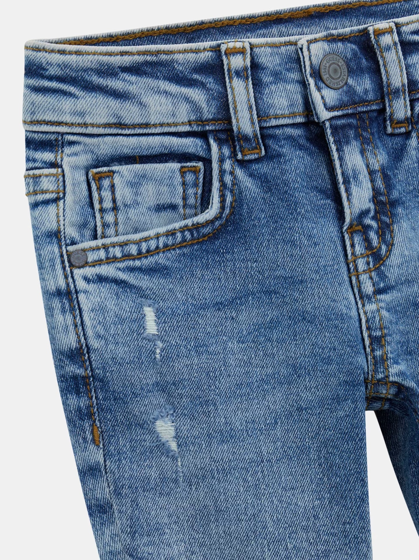 GUESS JEANS BOYS COMFORT DENIM SLIM FIT PANTS