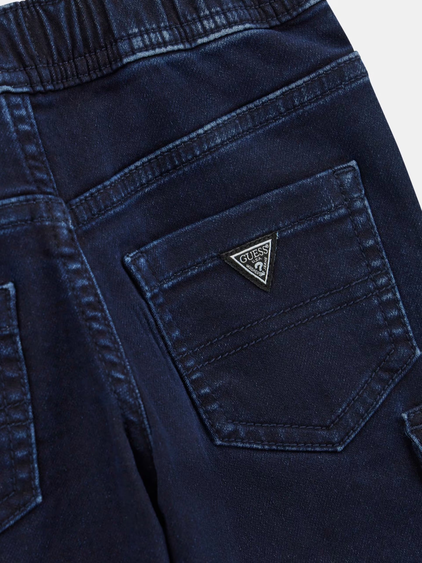 GUESS JEANS KIDS KNIT DENIMCARGO OANTS