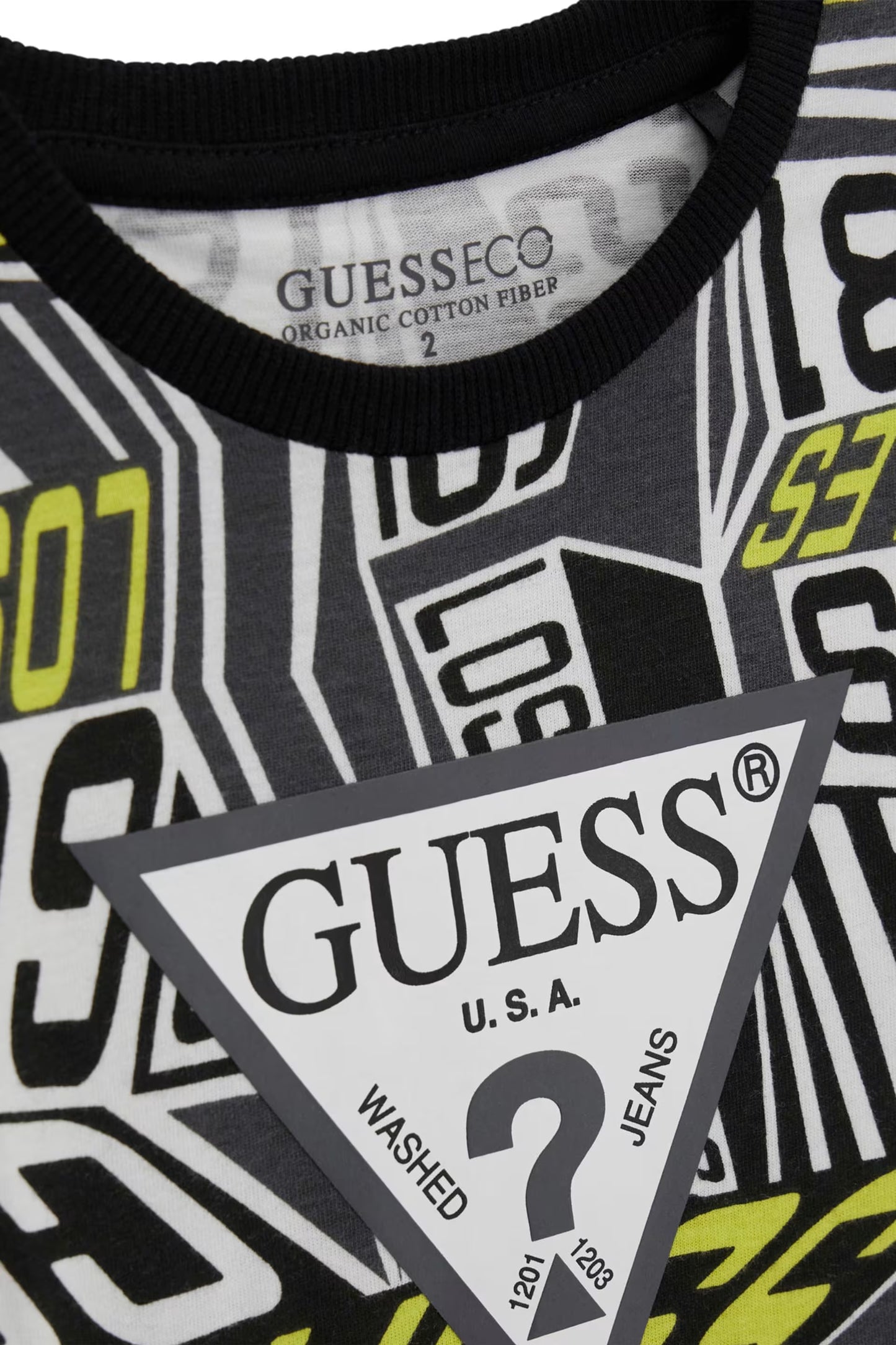 GUESS KIDS ALLOVER PRINTED T SHIRT