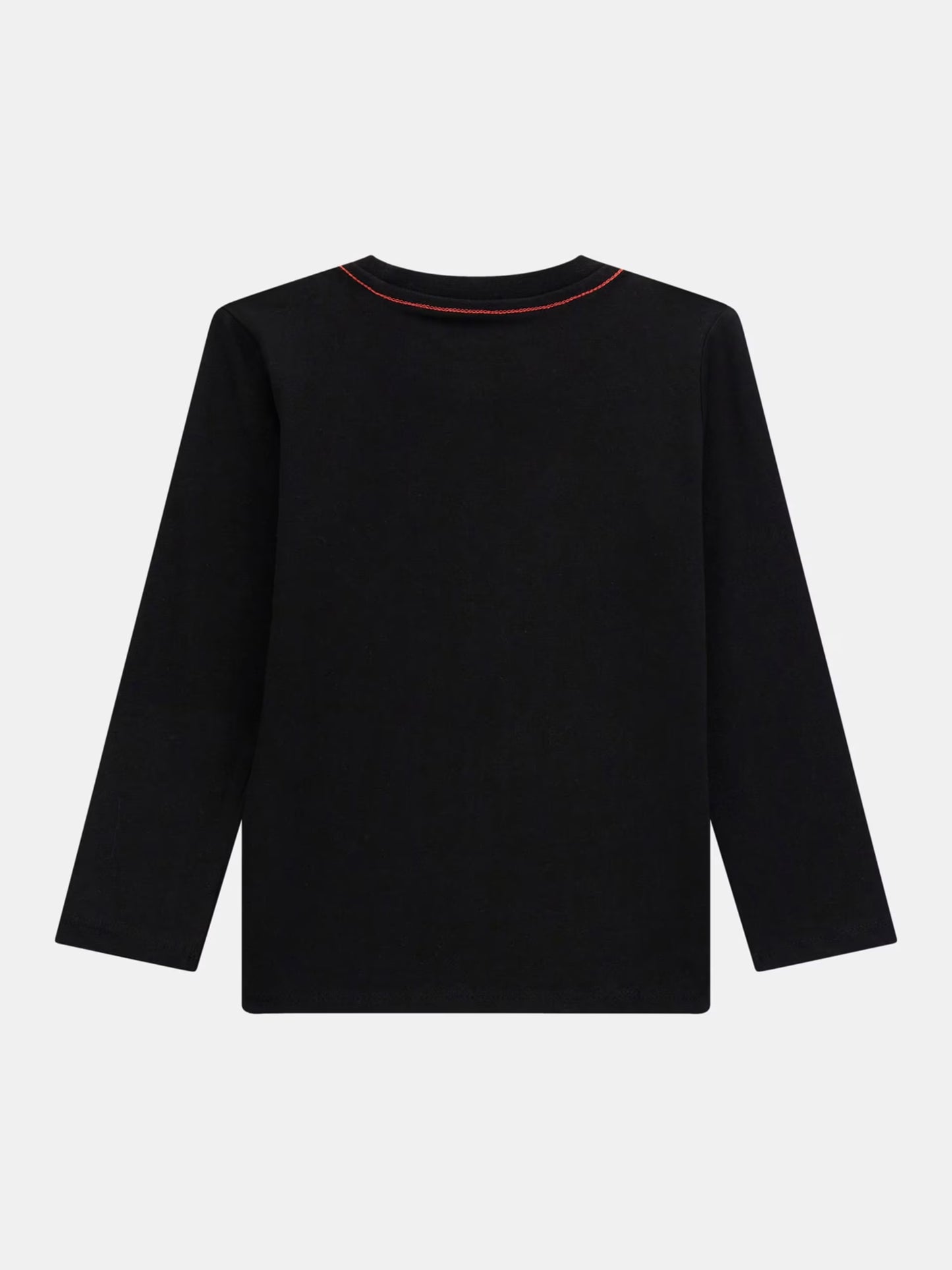 GUESS LS TRIANGLE LOGO T SHIRT