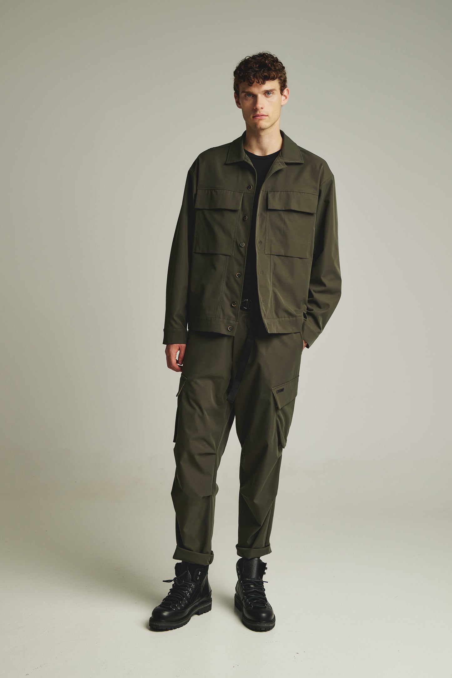P/COC CARGO PANTS WITH ADJUSTED BUCKLE