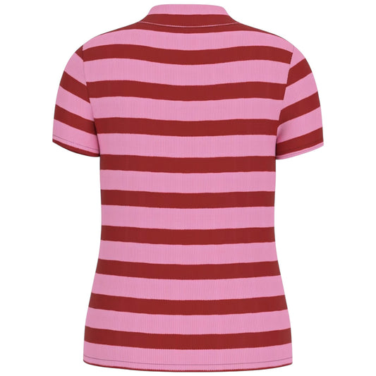 GUESS KIDS GIRLS' RIB STRIPED T-SHIRT