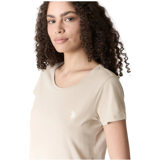 U.S POLO ASSN WOMAN LIGHT JERSEY COTTON T SHIRT