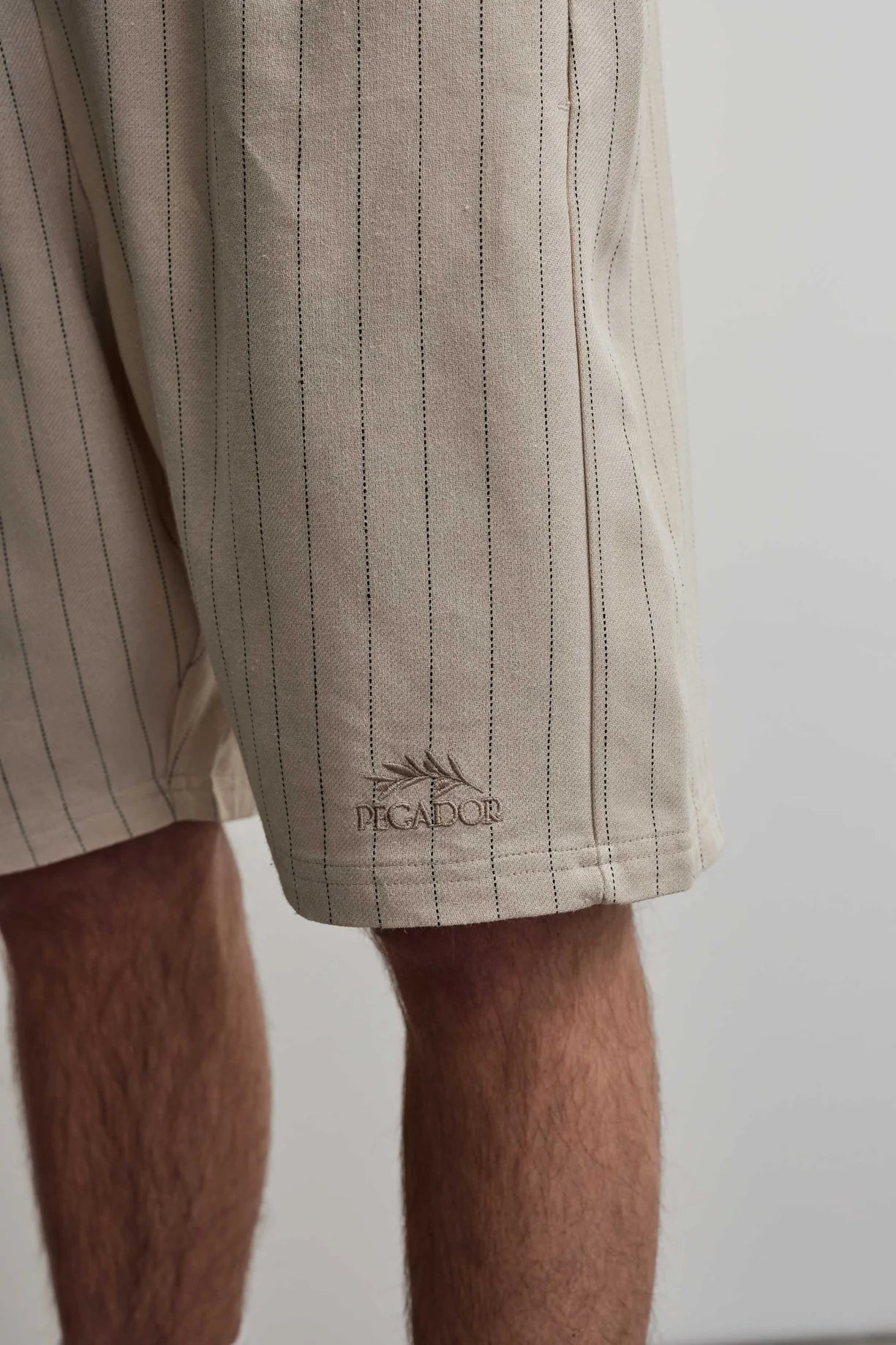 PEGADOR KENMARE PINSTRIPE SHORTS