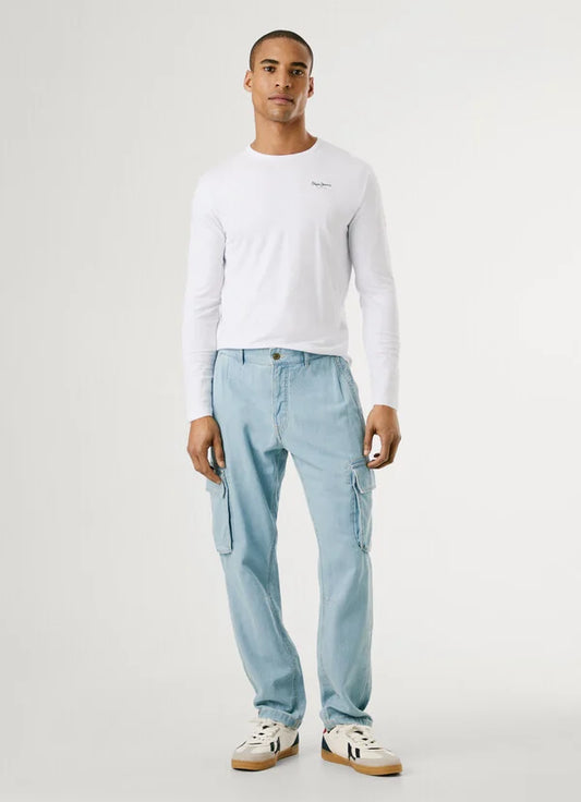 PEPE JEANS MAN NOS ORIGINAL BASIC 2 LONG T SHIRT