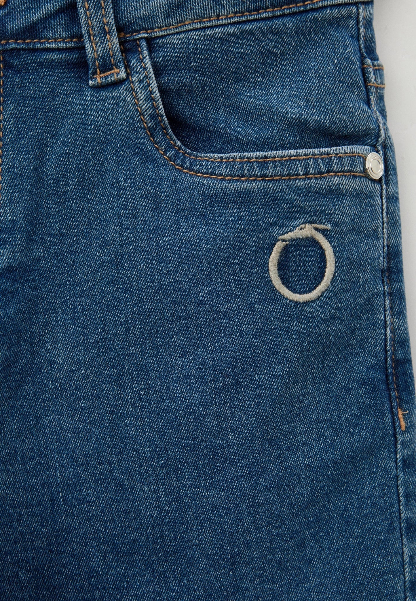 TRUSSARDI KIDS MEDIUM BLUE DENIM