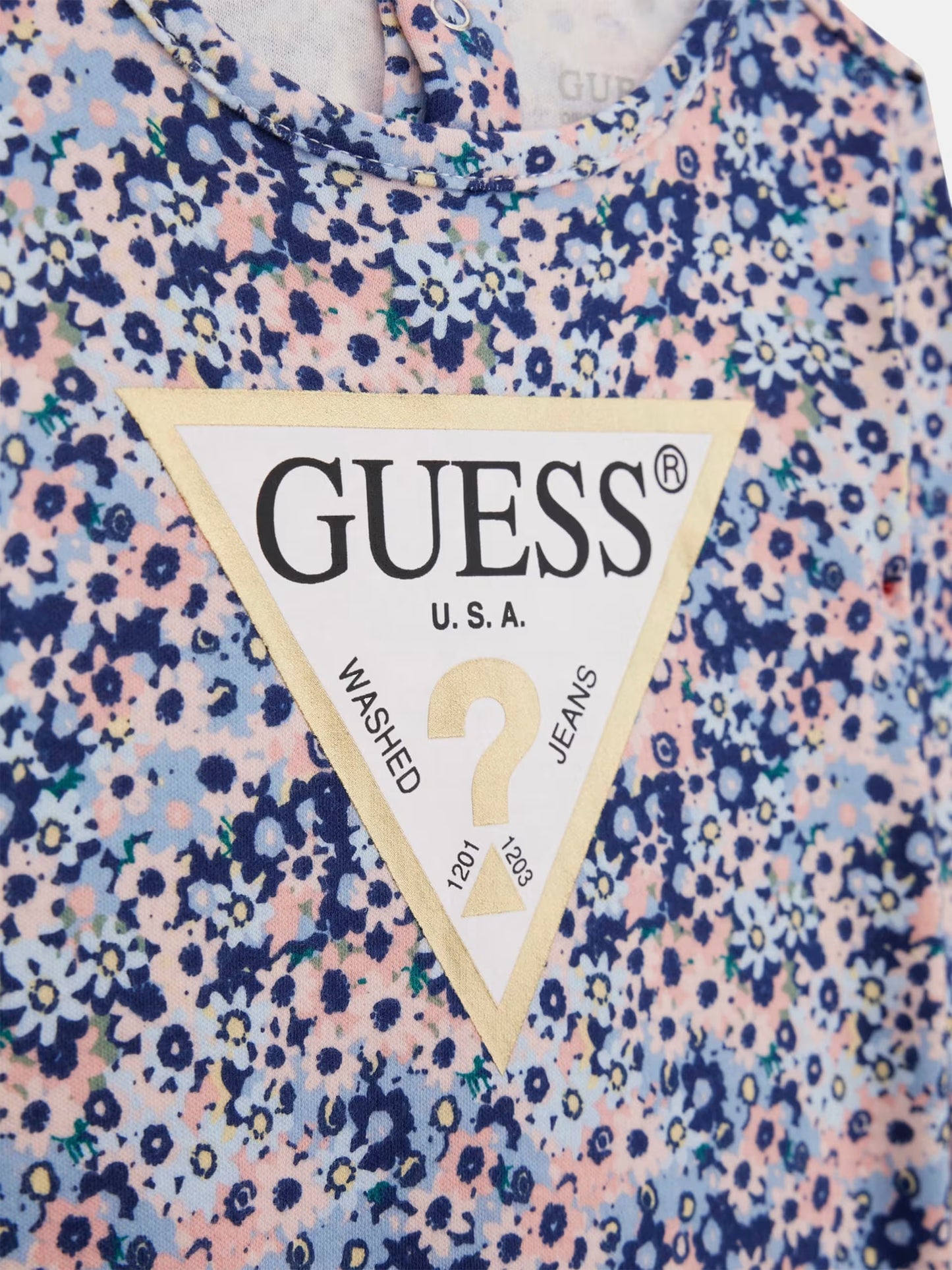 GUESS INTERLOCK ALLOVER PRINT OVERALL