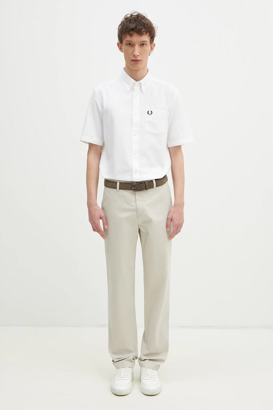 FRED PERRY OXFORD SLEEVELESS SHIRT