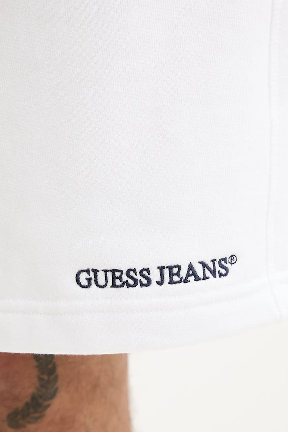 GUESS JEANS EMBROIDERY LOGO COTTON SHORTS