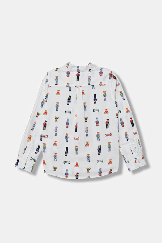 GUESS KIDS REPEAT PATTERN SHIRT