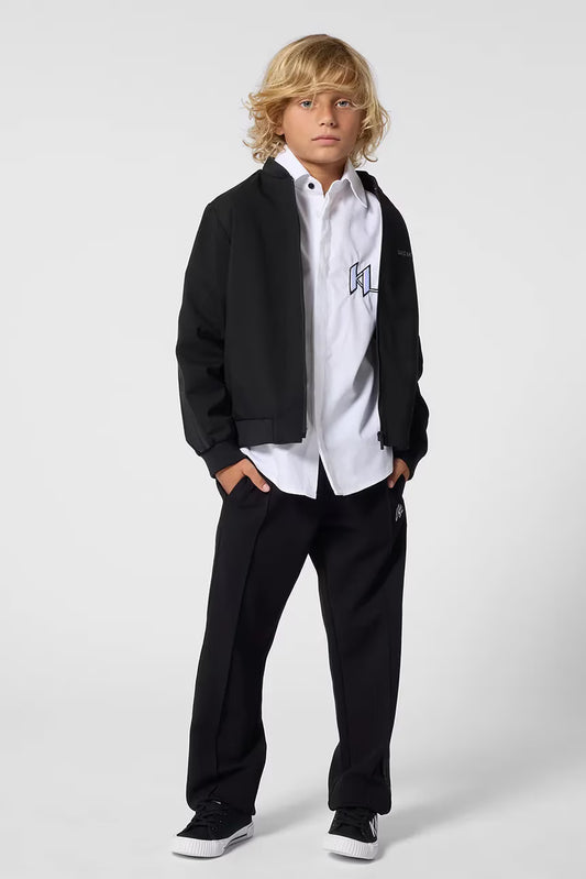 KARL LAGERFELD KIDS EMBROIDERED SHIRT