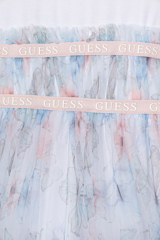 GUESS KIDS FLOWER TULLE DRESS