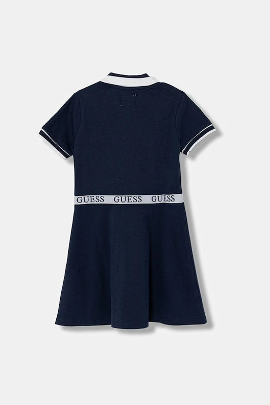 GUESS KIDS TEDDY BEAR POLO DRESS