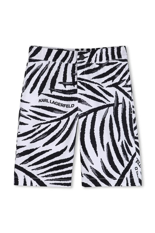 KARL LAGERFELD KIDS BLACK & WHITE SHORTS