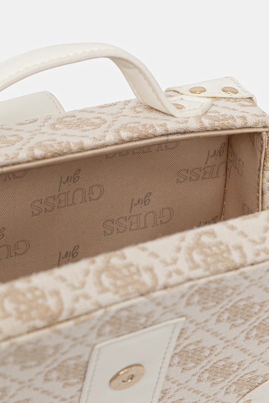 GUESS KIDS JACQUARD LOGO MINI BAG