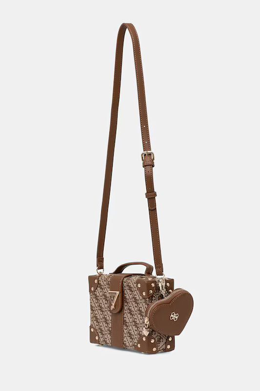 GUESS KIDS JACQUARD LOGO MINI BAG