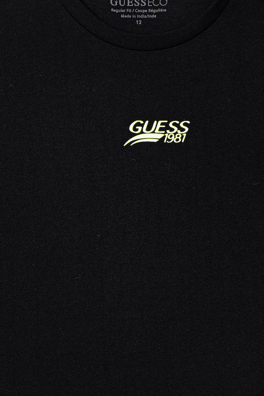 GUESS KIDS LOGO PRINT T SHIRT