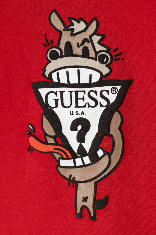 GUESS KIDS DONKEY LOGO T SHIRT