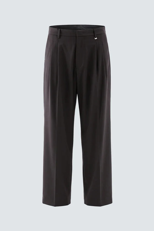IM BRIAN WIDE LEG PLEATED SMART TROUSER