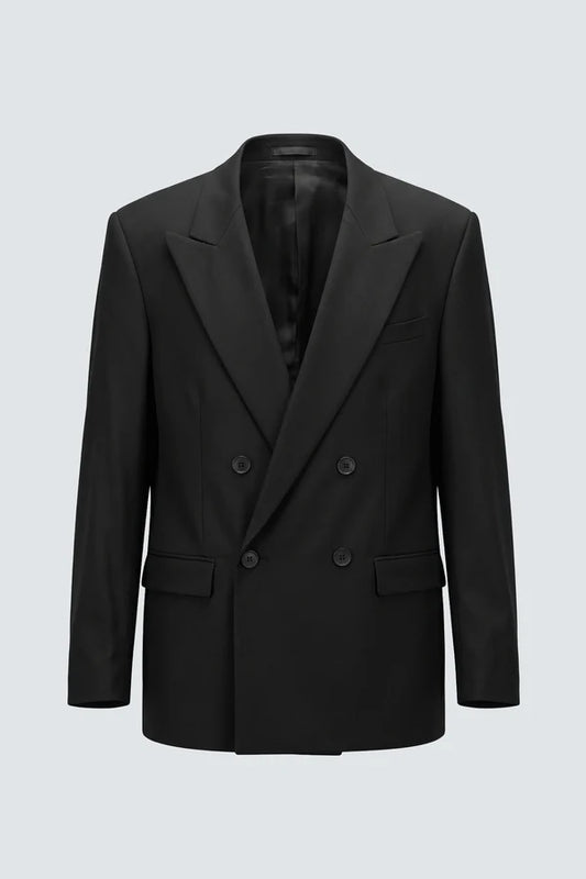 IM BRIAN OVERSIZED DOUBLE BREASTED SUIT JACKET