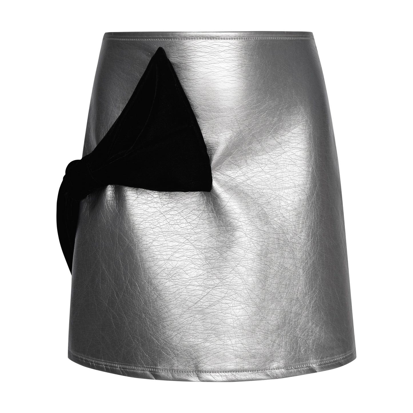 TWO IN A CASTLE METALLICA PLEATHER MINI SKIRT