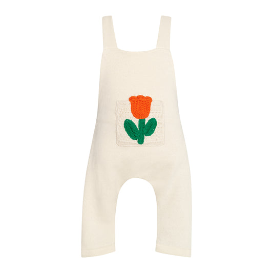 TWO IN A CASTLE POPPY DUNGAREES WITH FLOWER POCKET