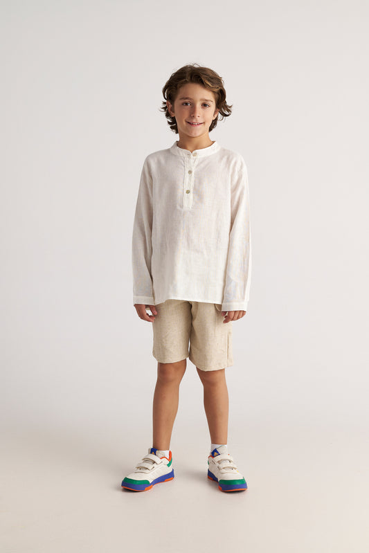 TWO IN A CASTLE SEA SALT CARGO LONG SHORTS