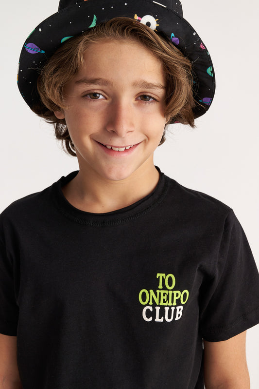 TWO IN A CASTLE CHESS ΌΝΕΙΡΟ T-SHIRT AND ALLOVER PRINT SHORTS SET