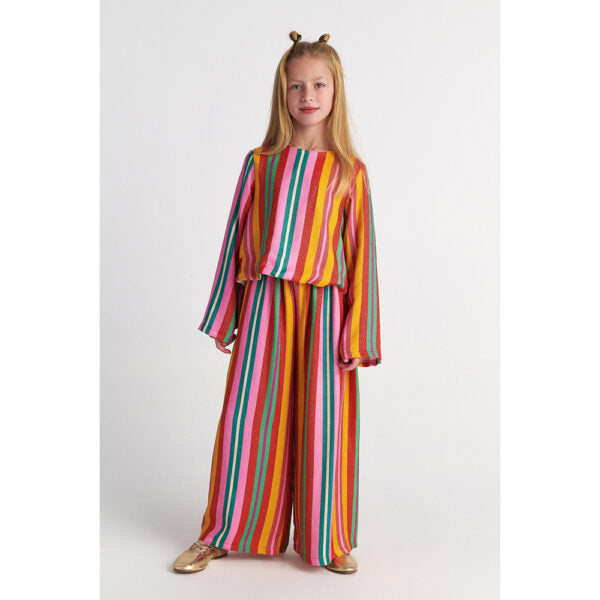 TWO IN A CASTLE SET STRIPED TOP & PANTS