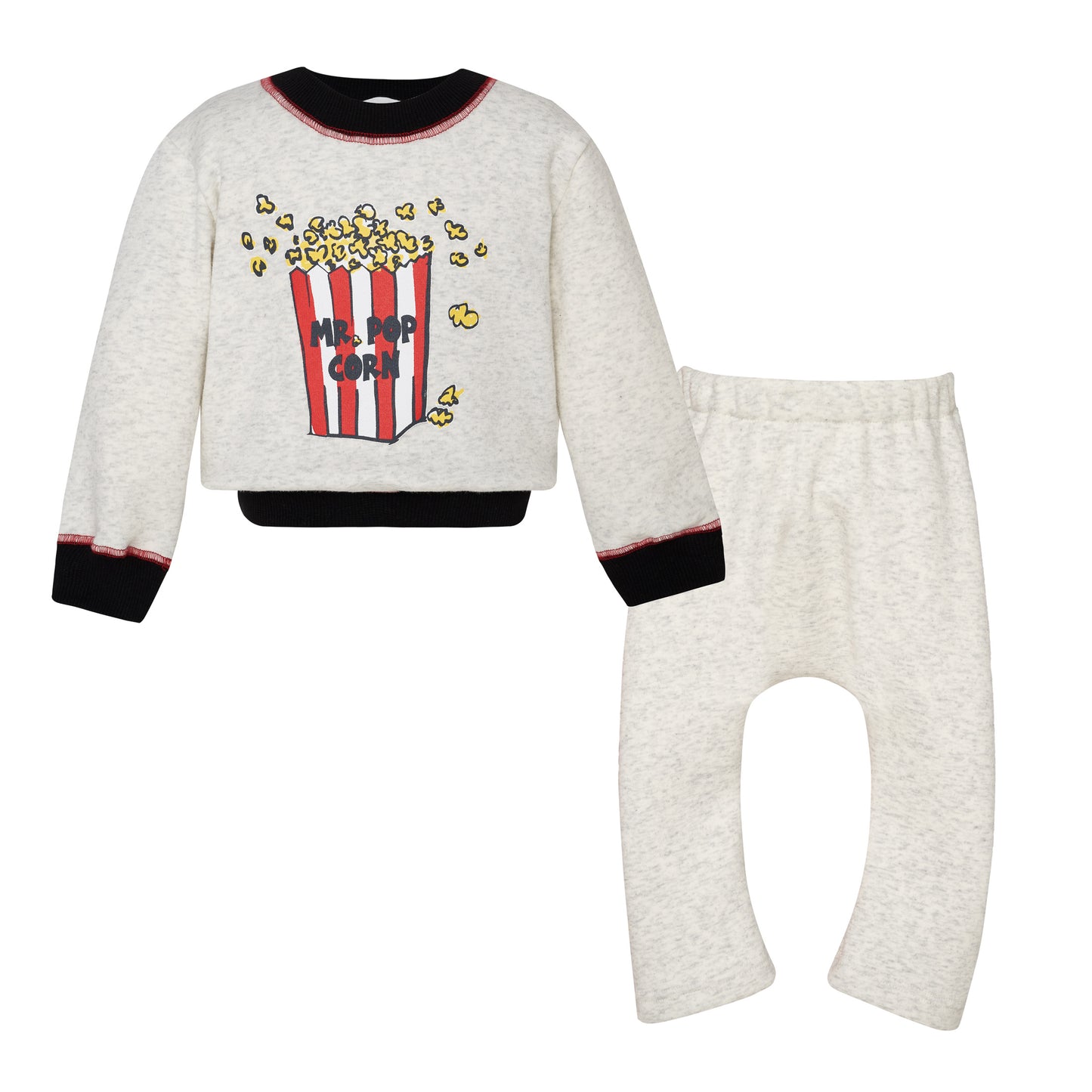TWO IN A CASTLE BABY SET POP CORN TOP AND SLOUCHY PANTS