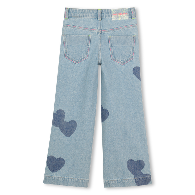 BILLIEBLUSH DENIM TROUSERS HEARTS