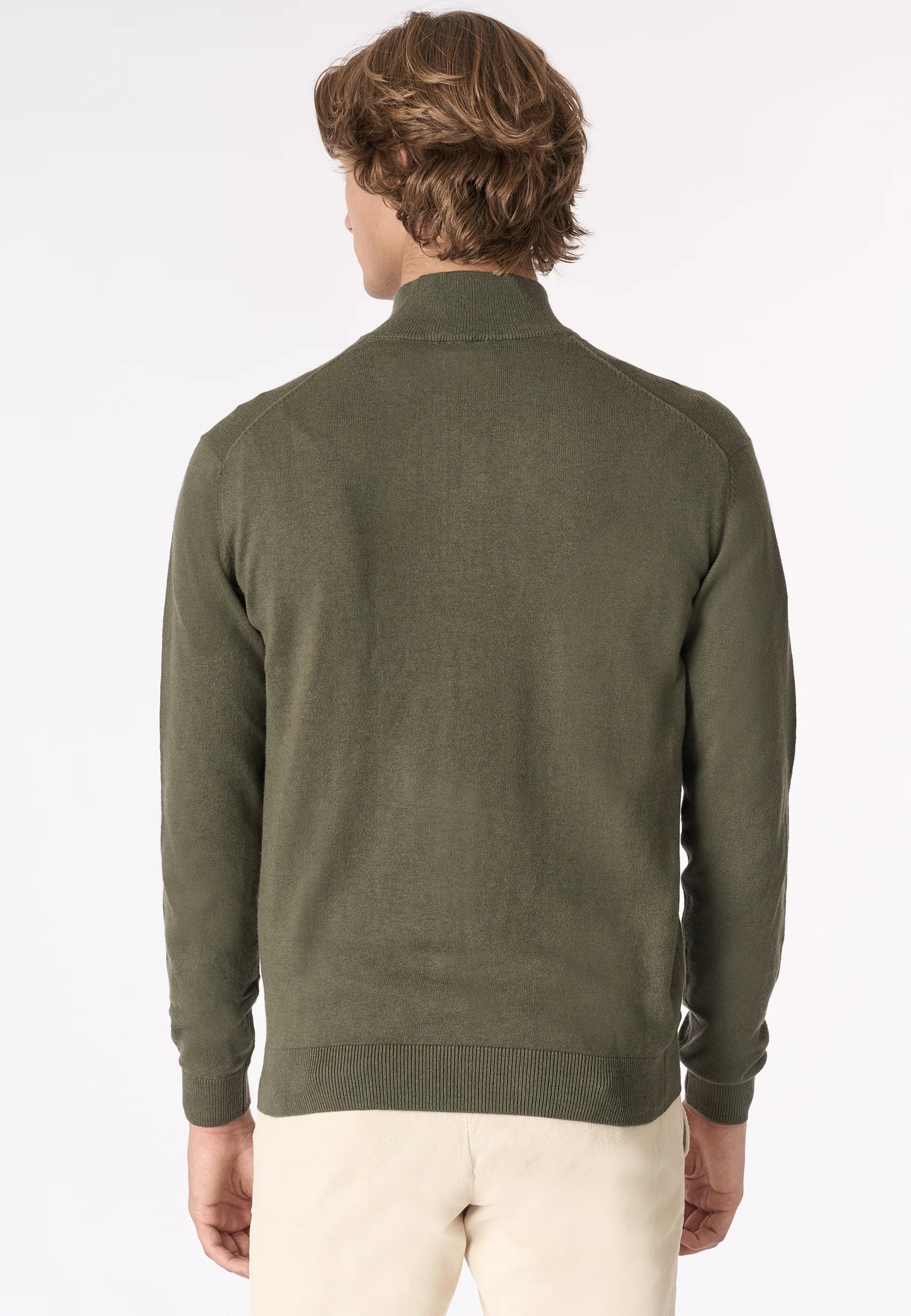 U.S POLO MAN LEO HALF ZIP KNITTED PULLOVER