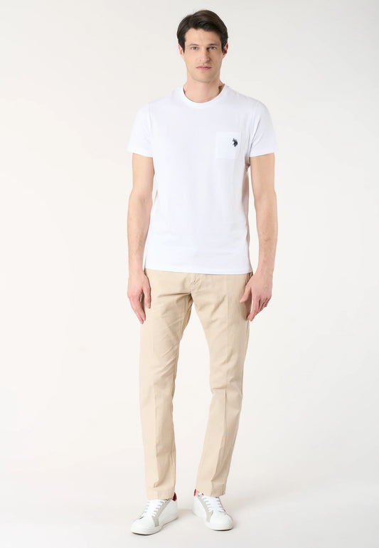 U.S POLO ASSN MAN COTTON LINEN CHINO PANTS