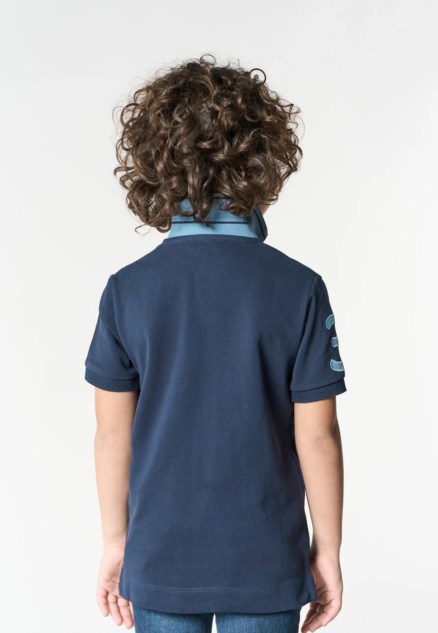 U.S POLO ASSN KIDS POLO SHIRT WITH MAXI EMBROIDERED LOGO
