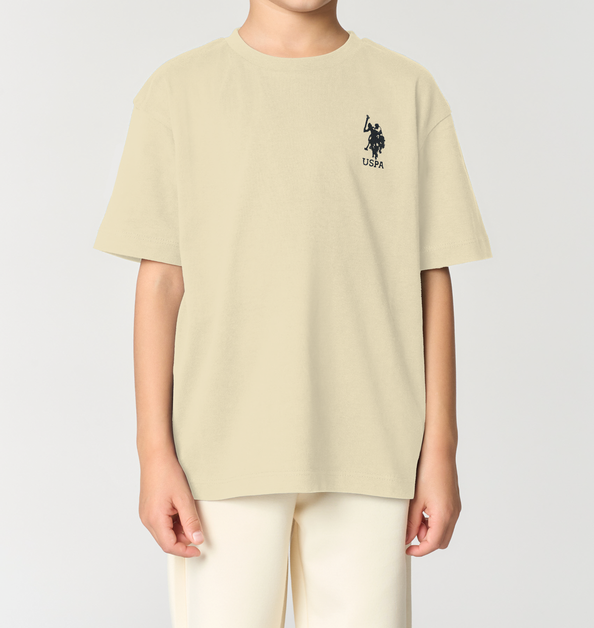 U.S POLO ASSN KIDS SS BOXY T SHIRT