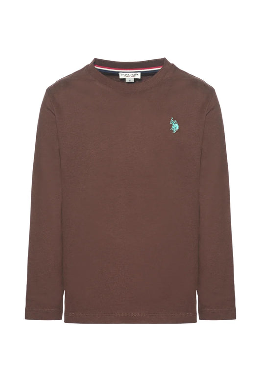 U.S POLO KIDS LONG-SLEEVED COTTON T-SHIRT