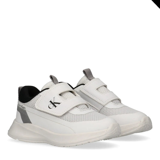 CALVIN KLEIN KIDS LOW CUT VELCRO SNEAKERS