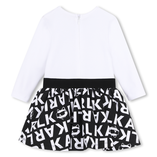 KARL KAGERFELD GIRLS ICONIC LOGO DRESS
