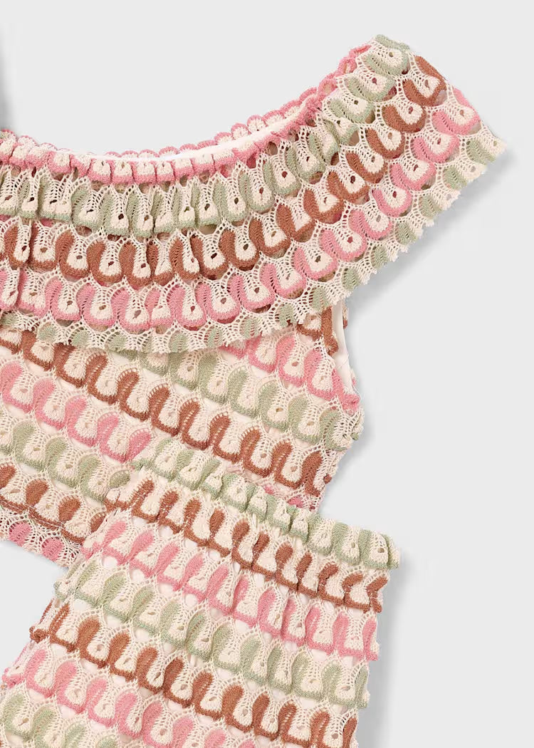 _MAYORAL ASSYMETRIC KNITTED SHORT SET