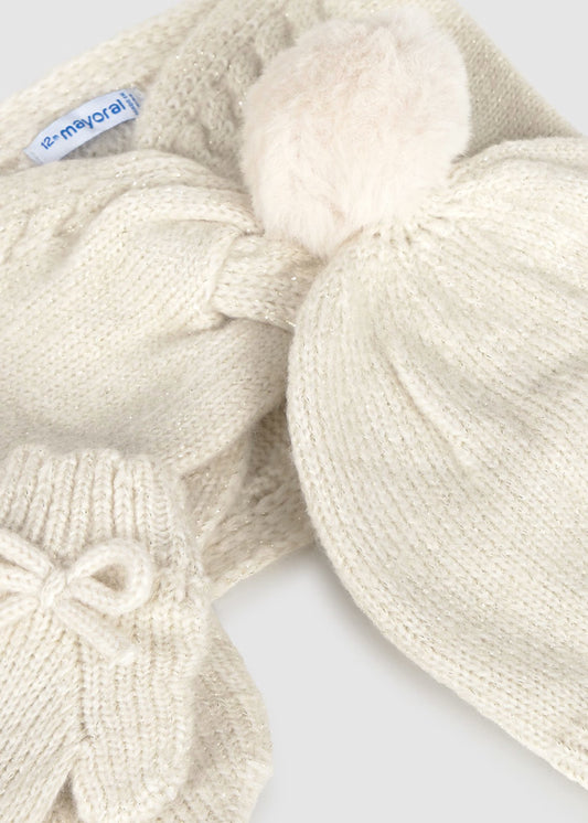 MAYORAL 3 PIECES COWL SET