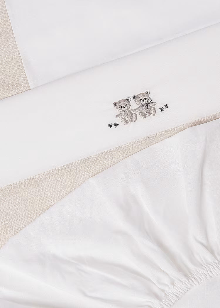 MAYORAL BABY COT SHEET SET