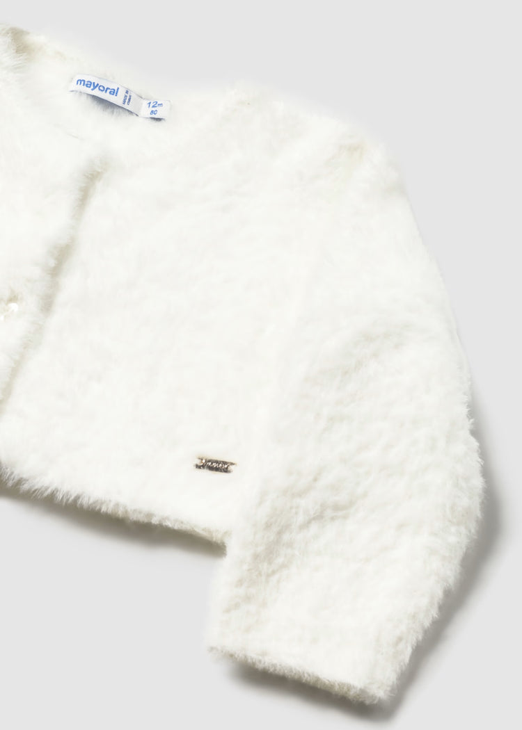 MAYORAL FUR CARDIGAN