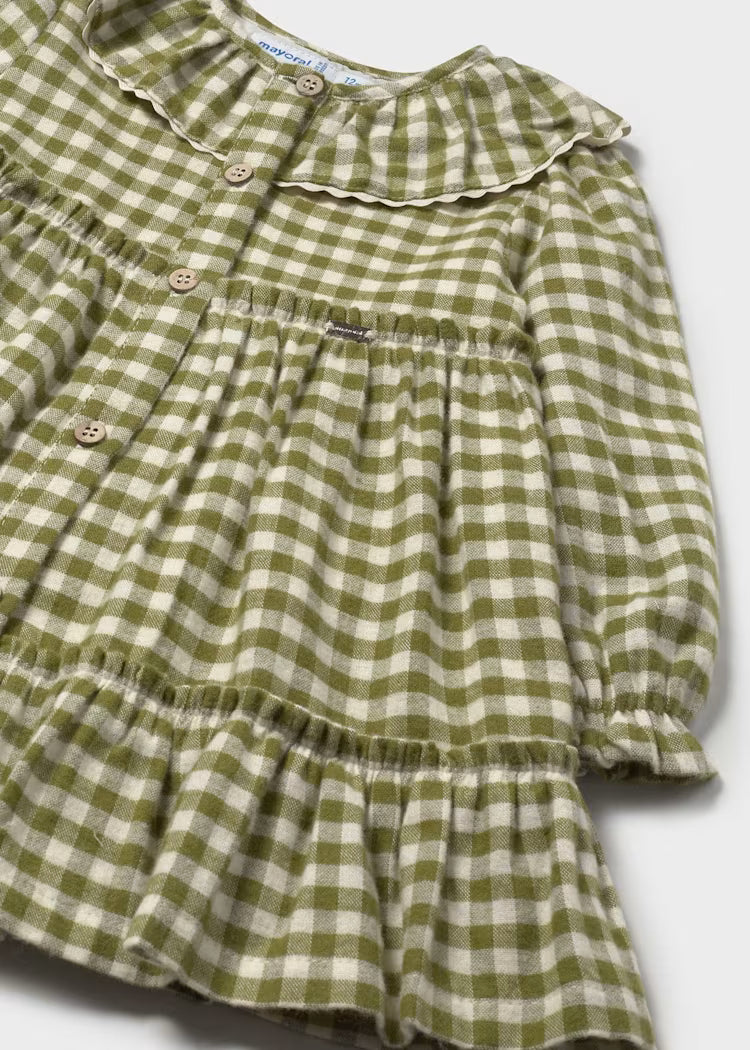 MAYORAL BABY GINGHAM DRESS