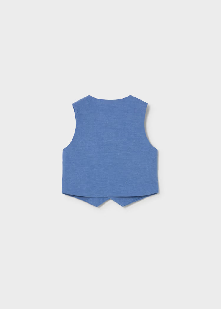 MAYORAL COTTON LINEN SUITING VEST