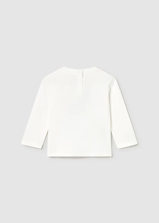 MAYORAL BABYS CAR EMBROIDERED T SHIRT